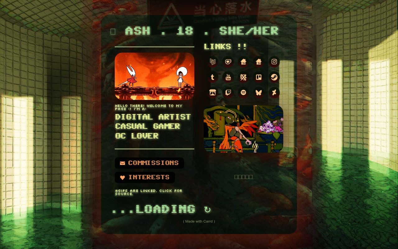 Screenshot of crimsonrain.spirits ๐